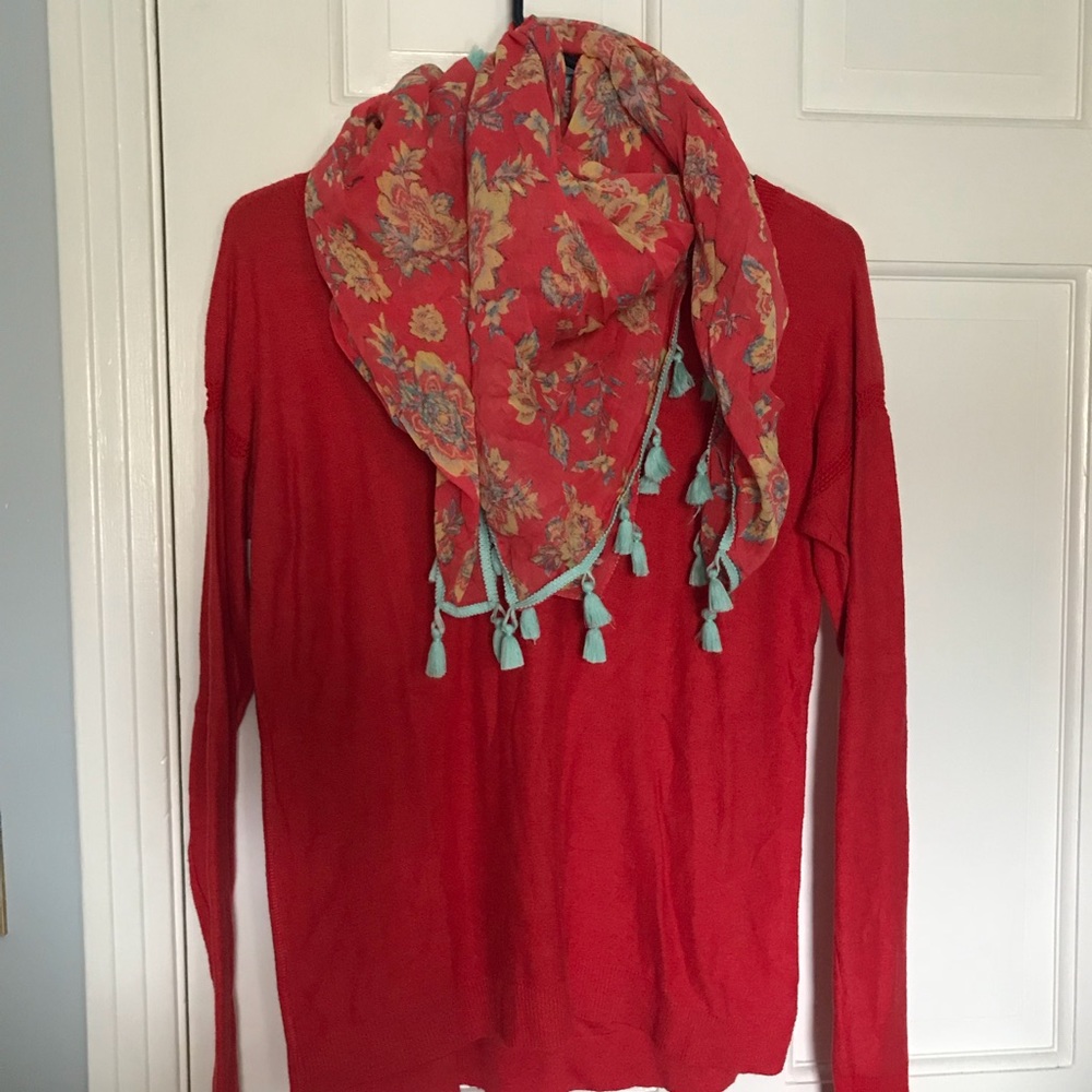 American Eagle Sweater & Scarf